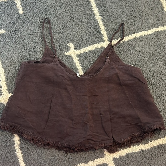 YFB Brown Linen Tank Top - Picture 5 of 7